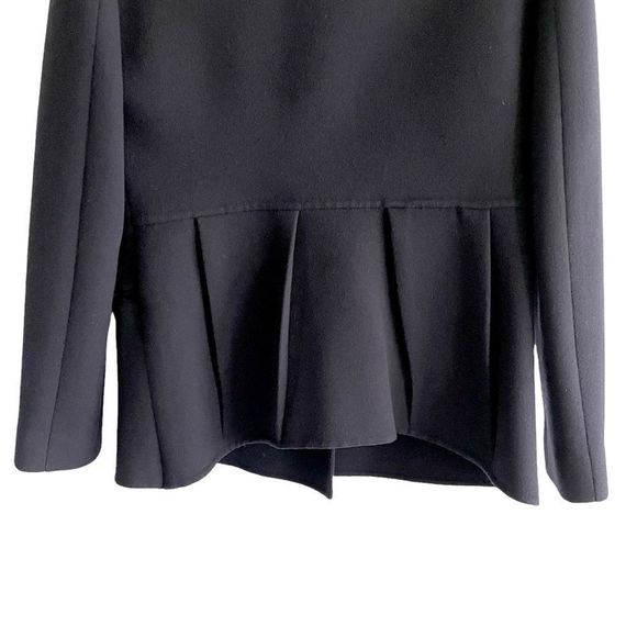 VALENTINO Wool Cashmere Embellished Soldier Asymmetrical Blazer Jacket Navy 14 - Picture 8 of 16